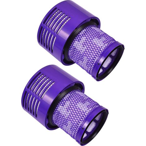 Filtres de rechange pour aspirateurs Dyson V10 Cyclone Series, V10 Absolute, V10 Animal, V10 Total Clean, V10 Motorhead et SV12, lot de 2, lavables e (1/5)