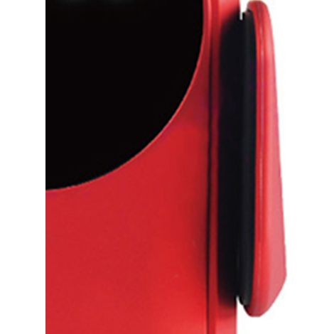 Chargeur Voiture Sans Fil Support Téléphone avec Pince Automatique Extensible Rouge (1/3)