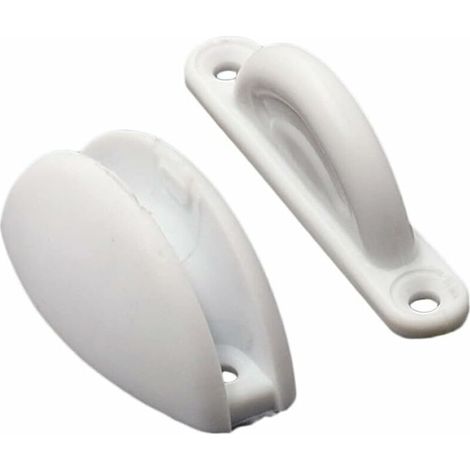 Door stop retainer, nylon door stop bracket, stop clip, car door latch for caravan, camping, boat, RV (1/5)