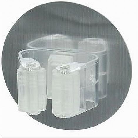 Trade Shop - Besenhalter, Haken, Mopp-Clip, Wandmontage mit doppelseitigem Kleber, 79835 - (1/2)