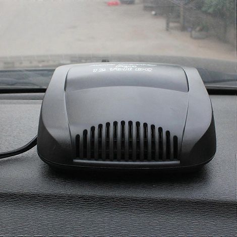 12V Gleichstrom-Auto-Heizlüfter (Schwarz) (1/4)