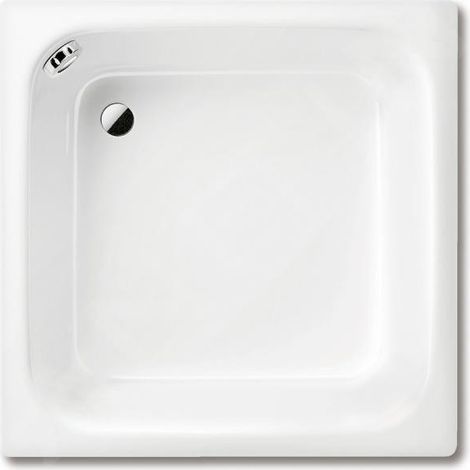 Kaldewei Advantage - Receveur de douche carré Sanidusch 496, 900 x 900 x 250 mm, blanc - Receveur de douche, Perl-Effect, sans