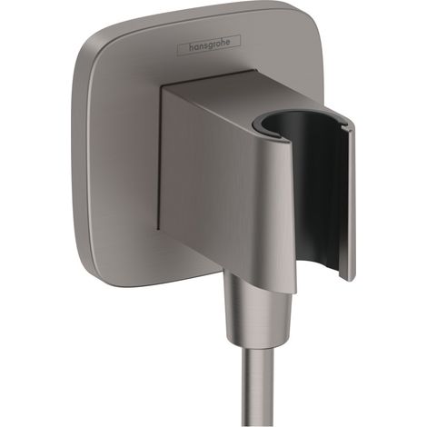 hansgrohe FixFit Q Wandanschluss, mit Brausehalter, 26887340 (1/4)
