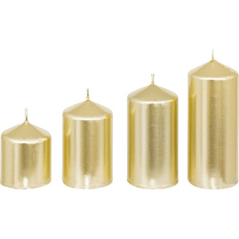 VTV AVENT GOLD CANDLE X4 - Feeric lights & christmas
