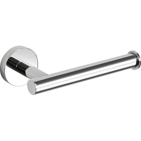 1 Support Rouleau Papier Toilette, Acier Inoxydable SUS304, Finition Chrome Poli, Montage Vertical Ou Horizontal, Pour Salle de Bain