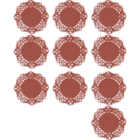 Tapis En Silicone - Sous-Verre Isolant Anti-Dérapant Pour Cuisine Et Table - Lot De 4 (1/5)