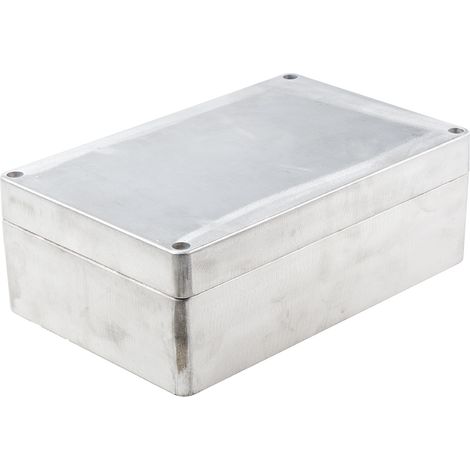 Boîtier RS PRO en Fonte d'aluminium, 280 x 180 x 100mm, Argent IP66 ( Prix pour 1 ) (1/2)