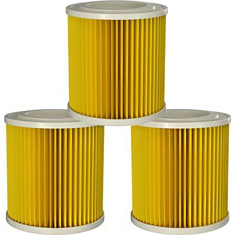 Filtros HEPA para aspiradoras Kärcher serie NT/WD – Filtros de alta eficiencia (3 unidades) (1/4)