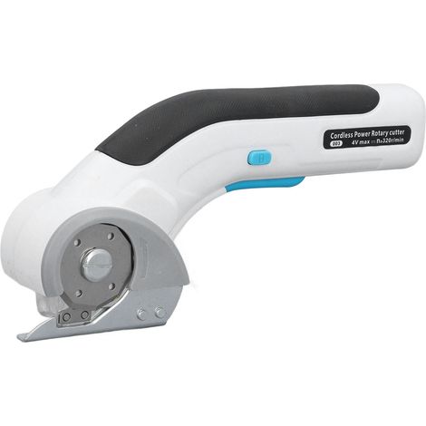 Cisaille électrique sans fil rechargeable avec verrouillage de sécurité pour couper le tissu, les couvertures, les tapis, les rideaux, le cuir et le carton (1/5)