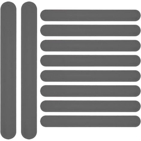 Lot de 10 bandes métalliques en silicone pour cadeau (1/5)