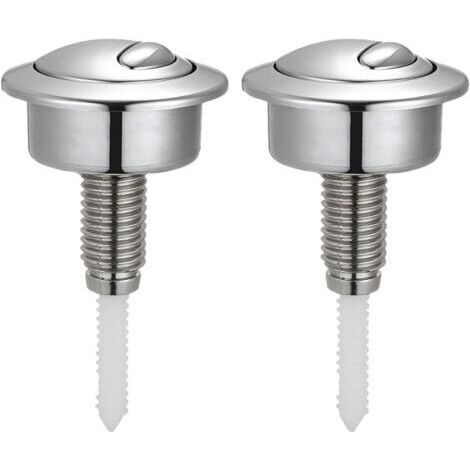 Ensemble de 2 boutons de double chasse d'eau Siamp pour réservoir de WC Optima 49 Twyford Vitra