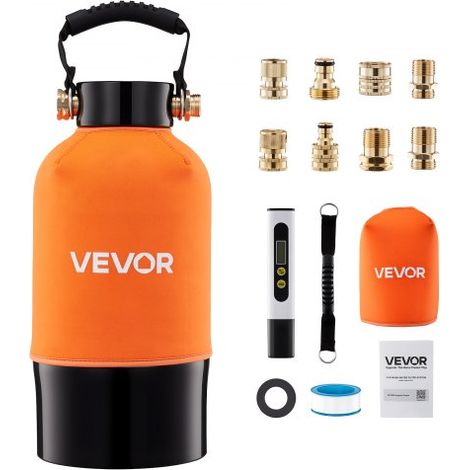 Sistema de Agua Desionizada con Resina DI de 5 L, Sistema de Lavado de Coche con Medidor de TDS, Desionizador de Agua para Sistema de Lavado Impecable, para Autos, Casas Rodantes, Ventanas (1/5)