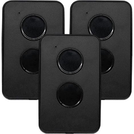 Mando A Distancia - Puertas Automáticas - Barreras - 433 Mhz - 2 Canales - Alcance 30 M - Compatible Con Receptores Pro - 3 Unidades (1/5)