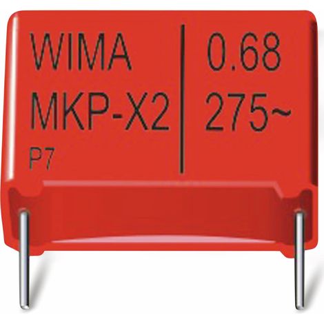 WIMA Folienkondensator, 0,1 UF, 305 V-, radial, RM 10, MKX2AW31003I00KSSD