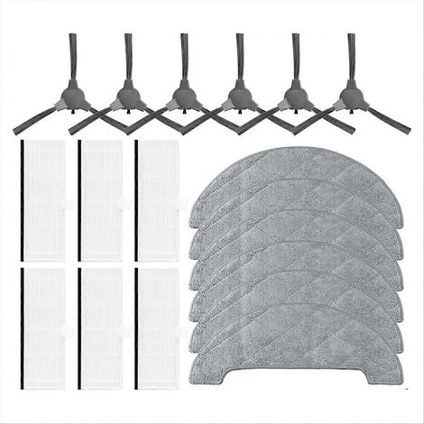 KUANLITU G1 Seitenbürste + HEPA-Filter, Ersatzteile für Saugroboter, Reinigungsset, kompatible Ersatzteile, 2 Stück (1/5)
