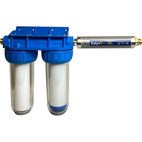Set Adoucisseur d'eau Anticalcaire Antibactérien innovant IPS Kalyxx BlueLine G3/4 ' femelle (IPSBG34-SATHF34DX2) (1/3)