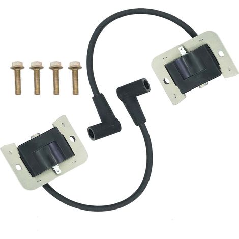 Compatible with part numbers 24 584 01-S/24-584-04-S/24 584 45-S, professional motor magneto replacement kit with screws, ignition coil and high-voltage coil.--DTEKGAZ