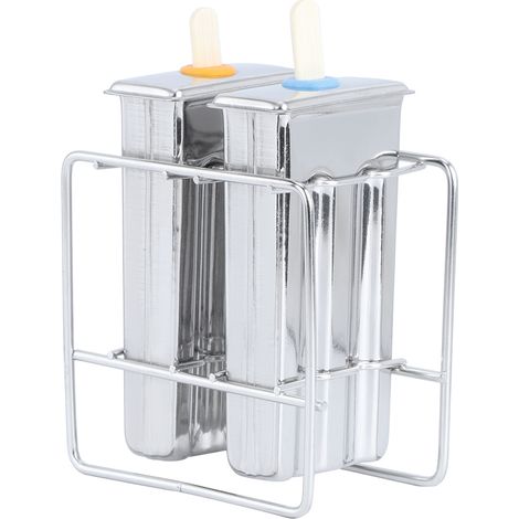 Moule à glace en acier inoxydable pour la maison et la cuisine, outil pour fabriquer des glaçons soi-même, tête plate (1/5)