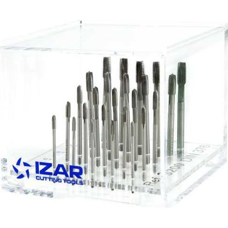 Macho Maquina 14,00X1,25 Recto HSS Co DIN376/374 (M/MF) Gun TIN -3200- IZAR (1/4)