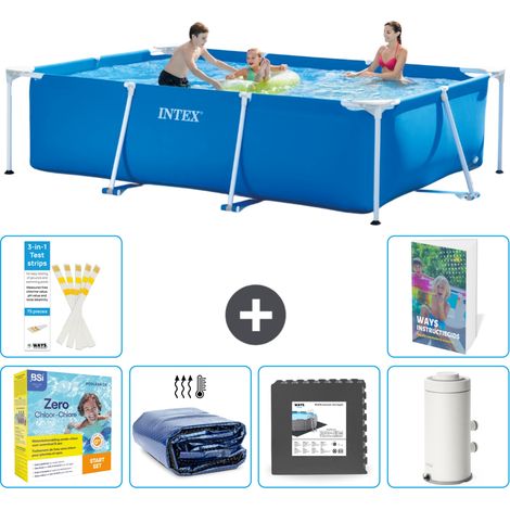 Rechteckiger Frame Pool - 300x200x75 cm - 7-teilig S111