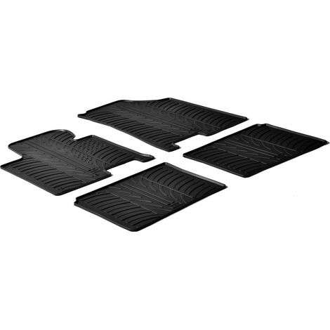 Set tappeti su misura in gomma - compatibile per Hyundai i40 4p (04/1206/15) - Hyundai i40 Wagon (07/1108/19)