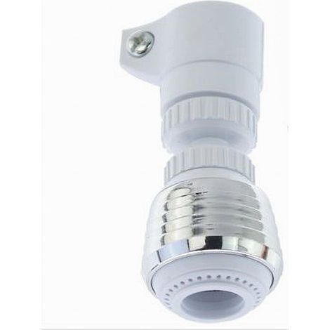 Cleafe - Rompigetto Rubinetto Lavello Cucina Bagno Filtro Universale Cromo Bianco 87163 - (1/2)
