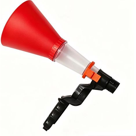 Entonnoir de remplissage d’huile moteur avec pince de fixation, outil pour vidange automobile (1/5)