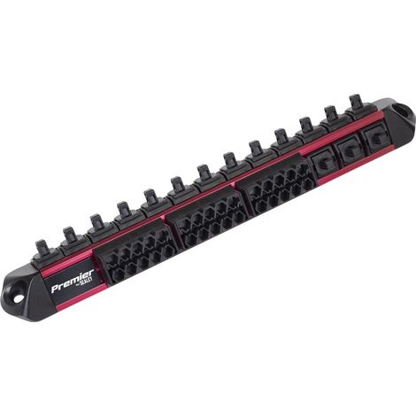 Sealey AK27096 Socket & Bit Retaining Rail 1/4""Sq Drive (1/3)