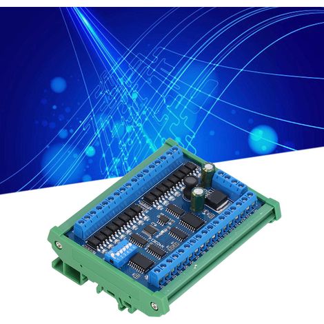 RS485-Fernbedienungsschalter (16 Eingänge/16 Ausgänge), E/A-Erweiterungskarte für speicherprogrammierbare Steuerungen (SPS), Modbus-RTU-Modul mit Gehäuse (1/5)
