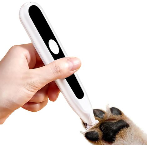 Tondeuse pour les Poils des Pattes des Chiens - Tondeuse de Toilettage sans Fil pour les Poils Animaux Électrique pour Soins Animaux Visage Yeux (1/5)