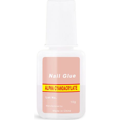 Colle à ongles professionnelle 10g séchage rapide pour faux ongles, embouts et accessoires de décoration (1/5)