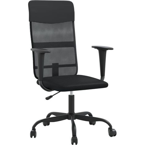 Sedia da ufficio/computer/studio nera regolabile in altezza 020024071