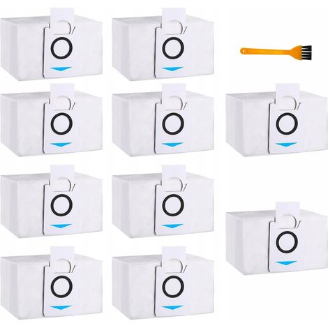 10 bolsas para polvo para omni/T20 omni/T10 omni/X1 Turbo ecovacs Deebot X1 (1/3)