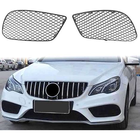 1 pair, color: black, material: ABS, front bumper fog light grille, fog light frame, fog light cover, 20 (1/5)