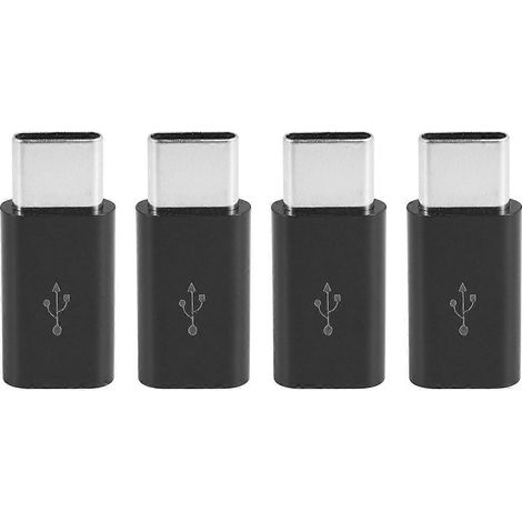 Adaptateur micro-USB vers USB-C, adaptateur de charge mini-USB vers USB-C, connecteur de conversion USB Type-C (1/5)