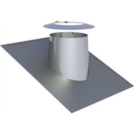 Solin de toit Ø 180 mm pour inclinaison 16-25°