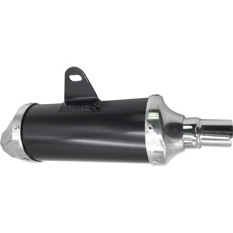 Zoternen Silencieux d'échappement 28 mm, noir, pour moto, dirt bike, quad, 50 cc à 150 cc (1/5)