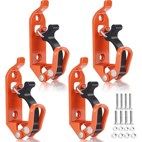 Support de Pelle pour Galerie de Toit 4 Pièces Supports de Pelle pour Barres de Toit Support de Pelle Supports de Pelle pour Voiture, Camion, Bateaux (1/5)