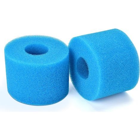 Eponge De Filtre Type S1 - Structure Maille Haute Densité - Pour Piscine Spa Jacuzzi - Lot De 2 Pièces (1/5)