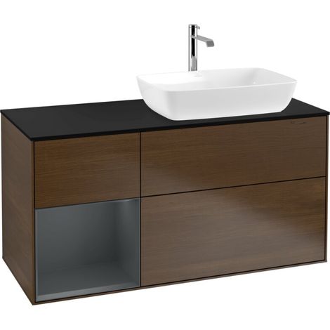Villeroy & Boch F802HGGN Meuble sous-lavabo Finion F80 (1/2)