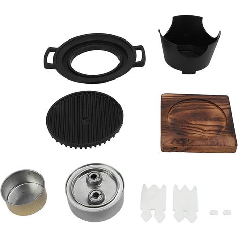 Grill Coréen Barbecue Mini sans Fumée pour Une Personne - Poêle à Barbecue Japonaise pour Maison (1/5)