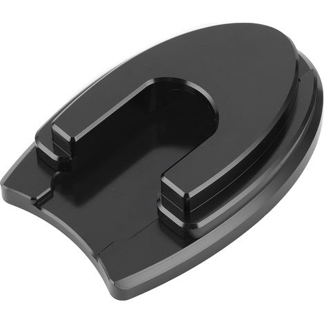 Seitenständerverlängerung, Fußrastenverlängerung, Stabilisierungsstütze kompatibel mit Honda PCX 125/150 2018-2019, schwarz. (1/5)