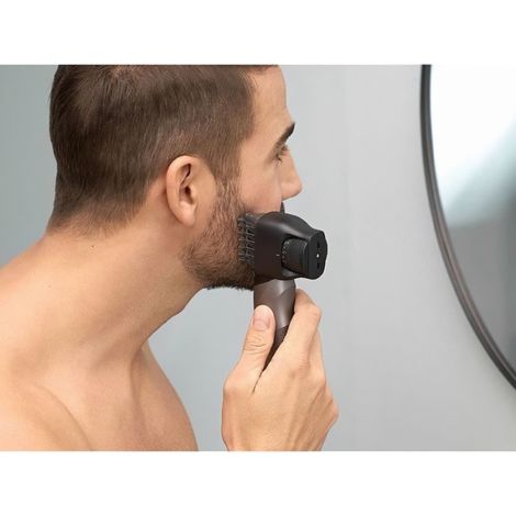 Panasonic Tondeuse à barbe, Tondeuse à cheveux, Tondeuse corps lavable argent, noir (1/3)
