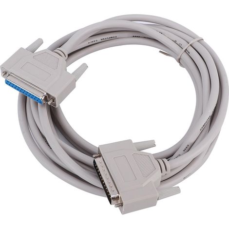 5 m / 16,4 ft Parallel-Verlängerungskabel, 25-polig, DB9-Stecker auf Buchse, für Mach3 Graviermaschine (1/5)