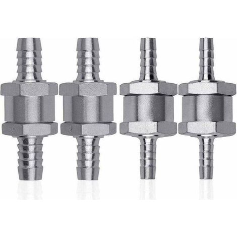 Clapet anti-retour carburant - PZCC - PZCC - Alliage aluminium - Lot 4 (6/8/10/12 mm) - NBR intérieur, -30→130°C (1/4)