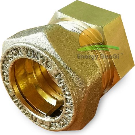 Raccordo dritto ad innesto rapido Cobrasun DN20 x 1" F per tubo corrugato DN20 x 1" F (1/5)