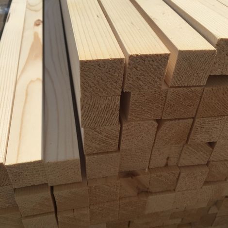Listello in abete mis 3,2 x 3,2 cm - da 1,5 mt