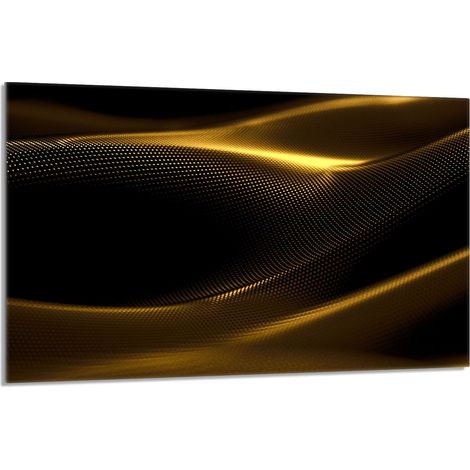 Glasschutzplatte für den Herd 80x52 Gold (1/5)