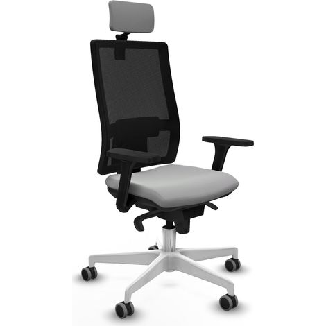 Bürostuhl piqueras y crespo Horna schwarz Mesh und Kunstleder