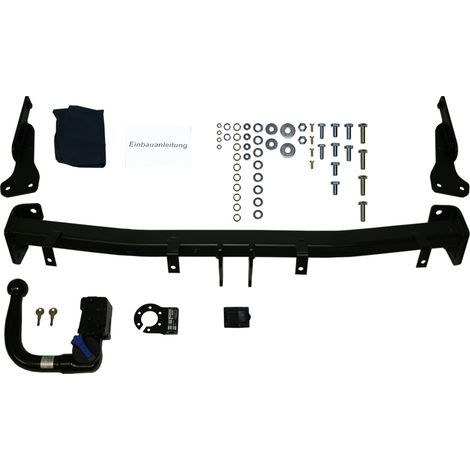 Attelage rotule démontable AUTO-HAK + faisceau Trail-Tec universel 7 broches - VW CADDY IV Camionnette/Monospace (1/2)